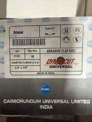 Aluminum Oxide Flap Disc 4.5″ x 7/8-Inch, 120 Grit, for Angle Grinder 10 Pack
