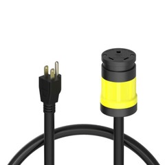 30 Amp to 110 Volt RV Charging Adapter Cord 24 Inch 2FT, NEMA 5-15P to TT-30R