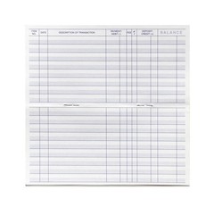 Checkbook Registers for Personal Checkbook, Transactions Ledgers, Pack of 10,…