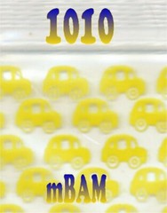 100 PACK BIG MOUTH 1515 Apple Zip MINI Baggies 1.5X1.5″ POLYBAGS