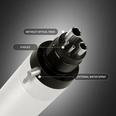 DMXDENT Dental Slow Low Speed Handpiece Straight Contra Angle Air Motor 4/2Holes