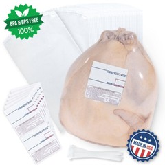 POULTRY SHRINK BAGS 10″x18″ KIT 50pk, BPA/BPS Free, 75 micron, MADE IN USA
