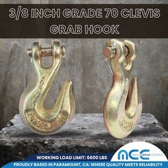G70 Heavy Duty Tow Chain Clevis Grab Hook for Flatbed Trailer Truck Transport