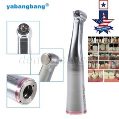 Dental 1:5 Increasing Fiber Optic LED Contra Angle Handpiece Fit Electric Motor