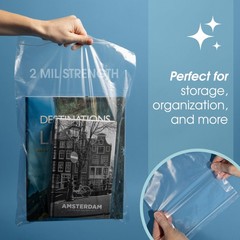 – 3” X 4” (1000 Count) 2 Mil Clear Reclosable Zip Plastic Poly Bags with Rese…