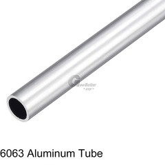 Aluminium Round Tube 0.2-9mm Thickness 1.5-22mm OD Straight 500mm long 6063 Tube