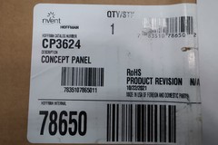 Hoffman CP3624 Concept Panel 36in X 24in