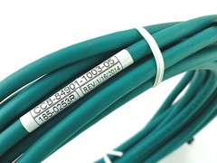 COGNEX CCB-84901-1003-05 5m (15ft) Green PVC Patch Cable 8p M12 Connector RJ45