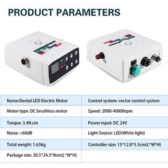 ST-NEW Electric LED Brushless 200000RPM Micro Motor /1:5 1:1 1:4.2 LED Handpiece