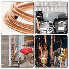 3mm OD 2mm ID Refrigeration Tubing for Freezer Flexible HVAC Copper tubing 16FT