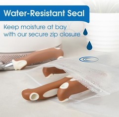 8” X 10” 100 Count 4 Mil Heavy Duty Clear Plastic Reclosable Zip Poly Bags wi…