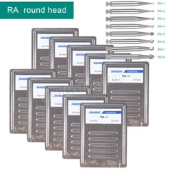 5-100 8 Types Dental Round Carbide Bur for Slow Speed Latch Type RA 1# – 8# Burs