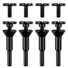 4Pcs Cut Off Wheel Mandrel 1/4″ Shank Die Grinder Drill Type1 Disc 3/8&1/4 Arbor