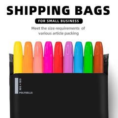 1000 6×9 Poly Mailer Envelopes Self Sealing Shipping Mailer Bags Black POLYSELLS