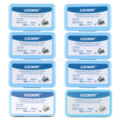 20/50Sets Dental Orthodontic Buccal Tube 1st 2nd Molar Roth MBT 022 018 AZDENT