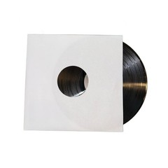 100 – Pack White Paper Vinyl 45 RPM Record Inner Sleeves 7-Inch LP Album