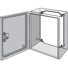 HOFFMAN LP2520 Panel,9.84in. H x 7.87in. W x White 32FE92