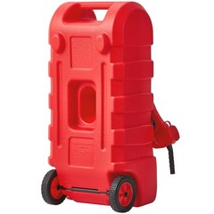 Fuel Caddy 15 Gallon Portable Fuel Tank with Gravity & Hand Pump Modes