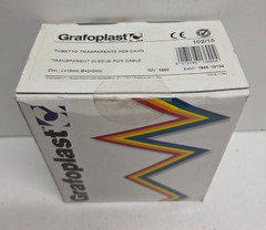 LOT OF 1000 NEW SEALED IN BOX! GRAFOPLAST 15MM TRANSPARENT SLEEVES 102/15