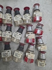 LOT OF 35 Square D 9001 KM1,KM35, KM7 Red Push MOMENTARY VARIOUS DIFFERENT