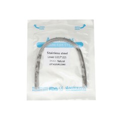 10 Pcs/pack Dental Orthodontic Stainless Steel Round/Rectangular Arch Wire Ovoid