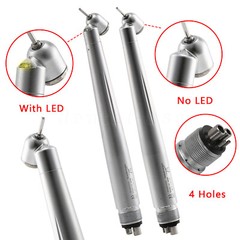 Dental NSK style LED 45° Degree Fiber Optic High Speed Handpiece E-generator 2/4