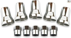 10 PCS Leakproof Tire Valve Cover, Universal Alloy Wheel Valve Stem Sleeve and C