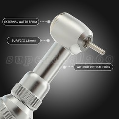 Yabangbang Dental Low Speed Contra Angle Handpiece Push E-type Fit FG1.6mm Bur