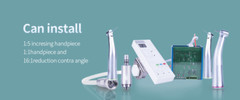 Dental Electric Micro Motor Brushless LED Handpiece Built-in 1:1 1:5 16:1 KZA
