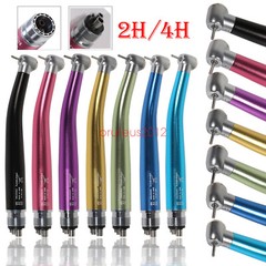 Yabangbang Dental High Speed Handpiece Turbine Push Button 4 Holes USA
