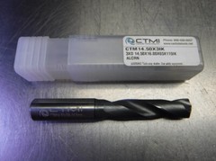 CTMI 14.50mm Coolant Thru Carbide Drill 3XD 14.50×16.00x65x115IK ALCRN (LOC3240)