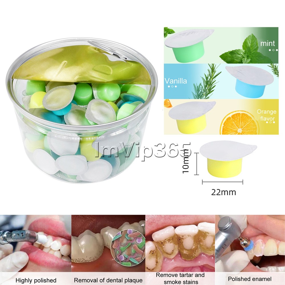 Dental Prophy Paste Prophylaxis Tooth Polish Stain Remover Unit Dose