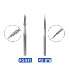 5 Pcs/Pack Dental Finishing Polishing Safe End Taper FG Carbide Burs ET6/ET9