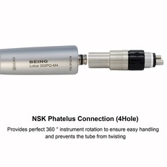 COXO Dental High Speed Handpiece Small Mini Head Turbine 4 Hole Fit NSK Coupler
