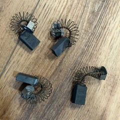 4pcs DC Carbon Brush Pure L-54 Spring Brushes 5/8″ x 1/2″ x 1/4″ Eared Cap