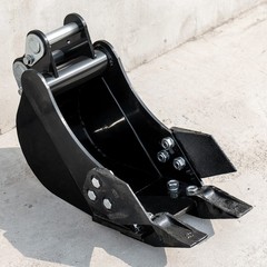 Mini Excavator 200mm Narrow Bucket Attachment W/25mm Pins 7.87in Digging Buckets