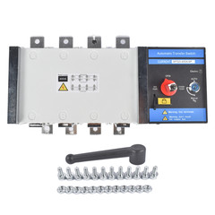 Replace Industrial Automatic Transfer Switch 4P 400A 110V or 220V Black White