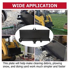Skid steer 3 Point Attachment Adapter Skid Steer Trailer Hitch Front Loader Case