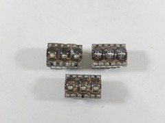 3pcs VINTAGE NOS UNBRANDED 3-DIGET 7-SEGMENT LED NUMERIC DISPLAY MODULE