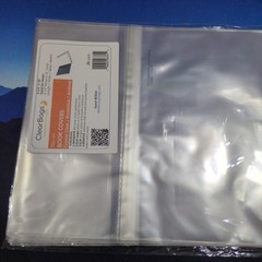 CLEARBAGS® Clear Slip-on Book Covers 9 1/2″ x 16″ 25 pack BC91H