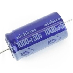5/10/50pcs Nichicon VX Axial Aluminum Electrolytic Capacitors; 1000uF 50V 20%