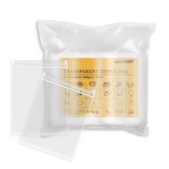 100 Count 2 Gallon Zip Storage Bags 13Ã—15 Reclosable Food Grade 2mil Plasti