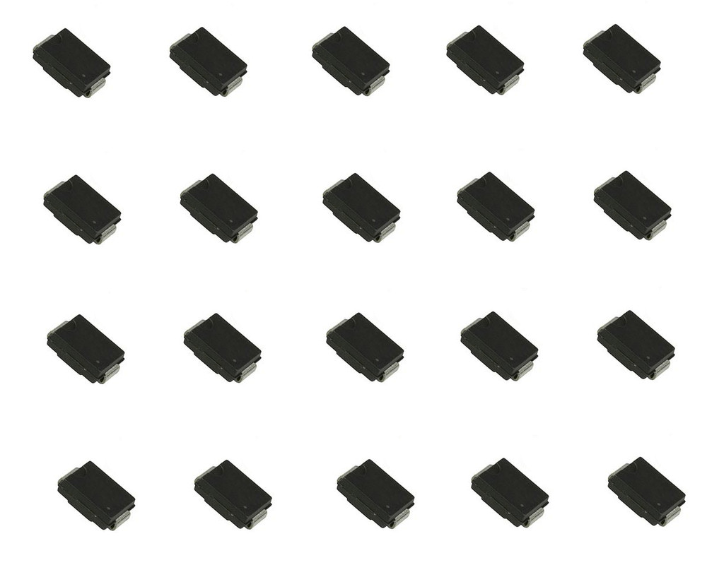 20Pcs Pack Lot SMD Rectifier Diode SMA DO214AC M7 1N4007 1A 1000V Replaces M1-M6
