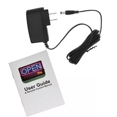 22 In. X 13 In. LED Programmable Message Board Open Sign