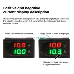 DC0-300V 50/100/200/400A Isolated Current Voltage Meter Hall Ammeter Voltmeter