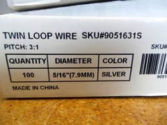 Twin Wire Coil Book Binding Pitch Spines 1/4″ 6.4mm 5/16″ 7.9mm New Lot