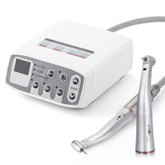Dental LED Brushless Electric micro motor / Fiber Optic Contra Angle Handpiece