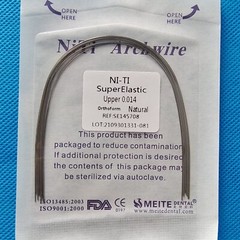 Dental Orthodontic Arch Wire Super Elastic Niti Round Ovoid /Nature Form