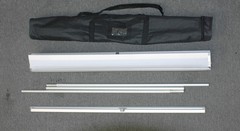1 Set Retractable Roll Up Banner Stand Trade Show 32″ x 78″ Free Shipping