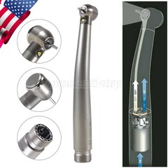 Askeadnt Dental High Speed Handpiece E-generator LED Fiber Optic Push 2 Hole 2-H